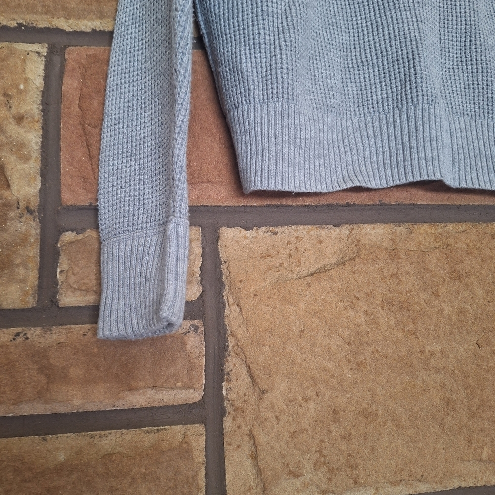 Treasure & Bond Grey Thermal Knit Sweater Small - Picture 4 of 8